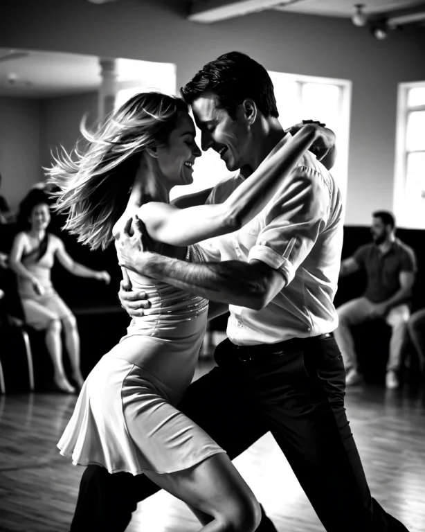 A Couple Dancing Closely Together Lorakineticv12