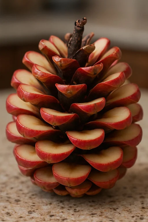 Macro Image Of Weird Tasty Looking Hybrid Of Pinecone And Re...
