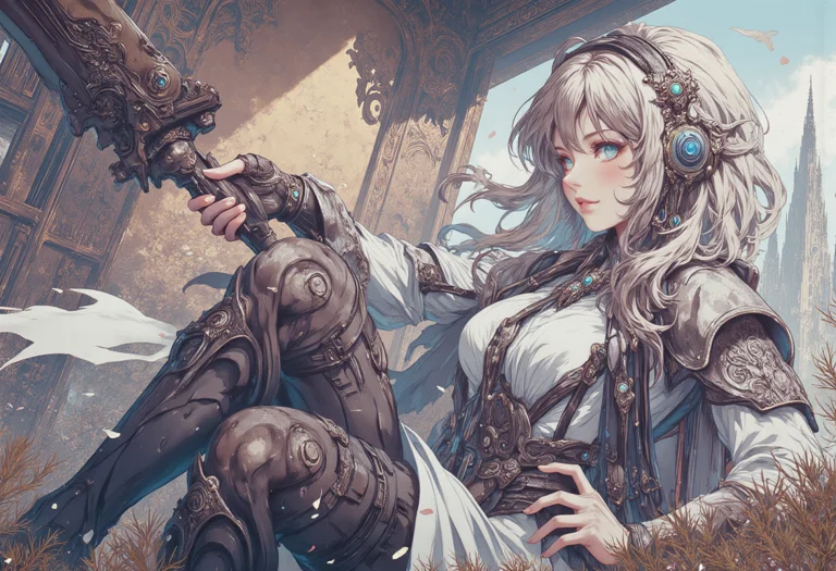 In The Style Of Ff-td, Anime Art