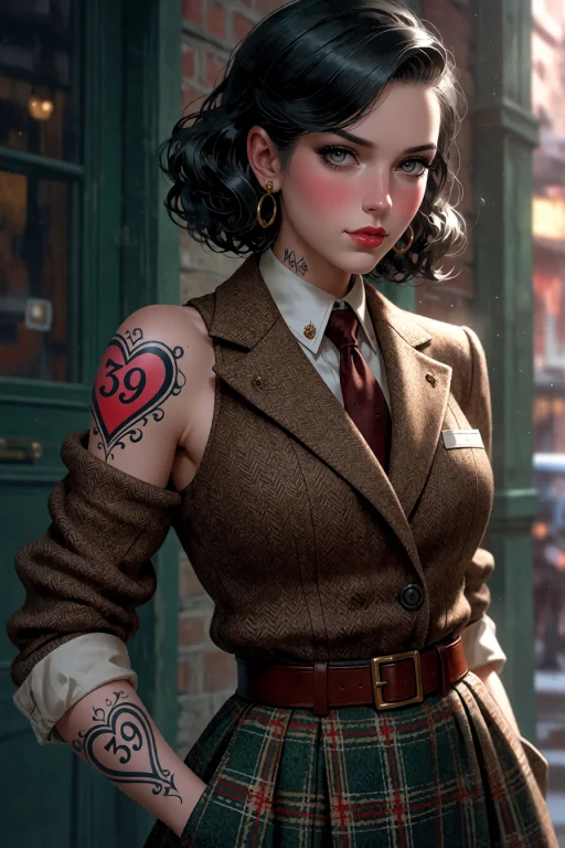 , A Heart 39 Tattoo On Left Shoulder, Mary Looked Every Bit...