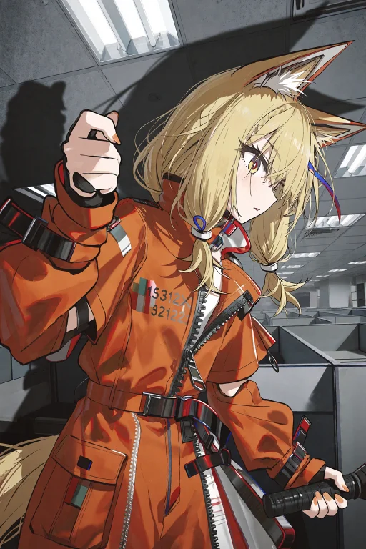 , , Rossi From Arknights, Cinematic Thriller Key Visual. The...