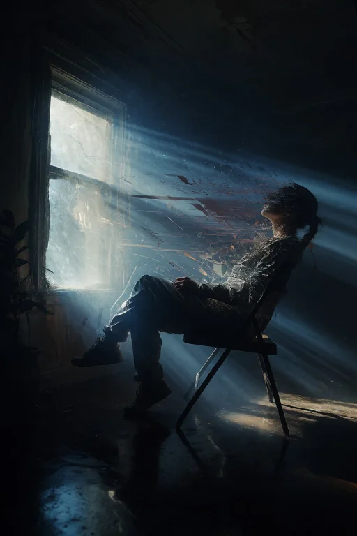 A Surreal, Dreamlike Digital Composite Photograph In The Dis...