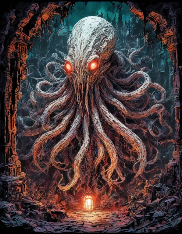 Thick Layered Papercut Art Of Lovecraftian Horror, New Media...