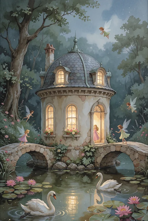 Apieckstyle, A Graceful Fairy Palace Standing In A Secluded...