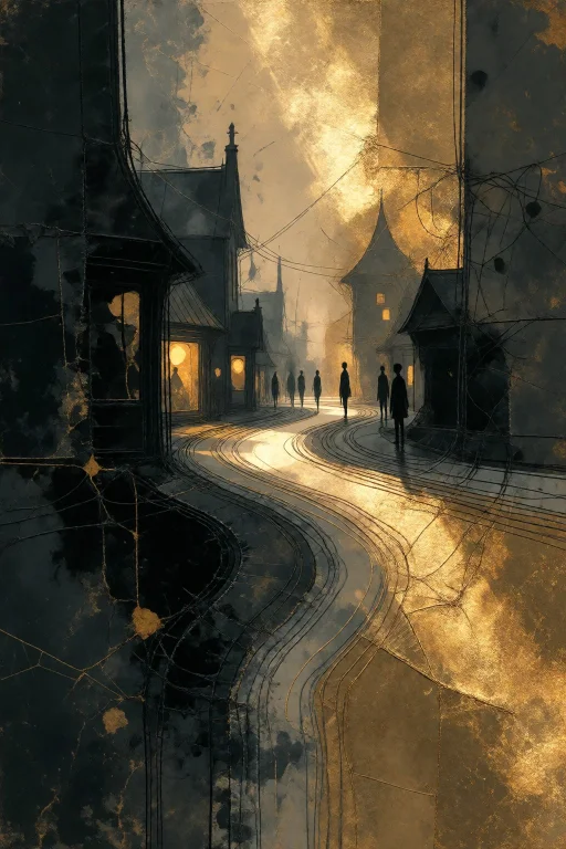 Strangedaal. A Mixed Media Abstract Masterpiece Blending Dig...