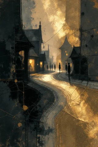 Strangedaal. A Mixed Media Abstract Masterpiece Blending Dig... — Stable Diffusion AI Prompt: StrangeDaal. A mixed media abstract masterpiece blending digital collage and tra...