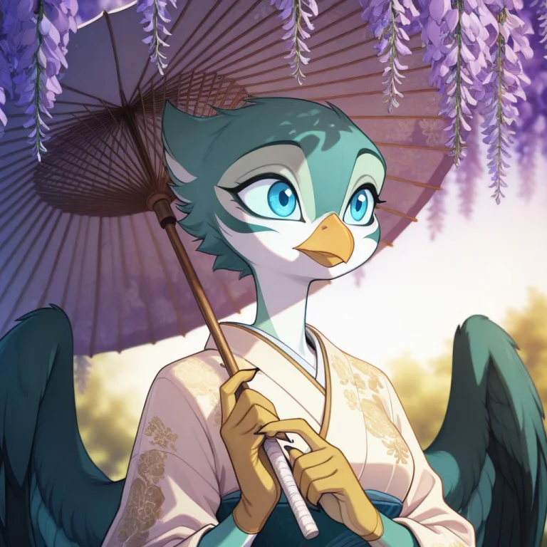 Fae, Solo,short Hair,blue Eyes,1girl,wings,furry,furry Femal...