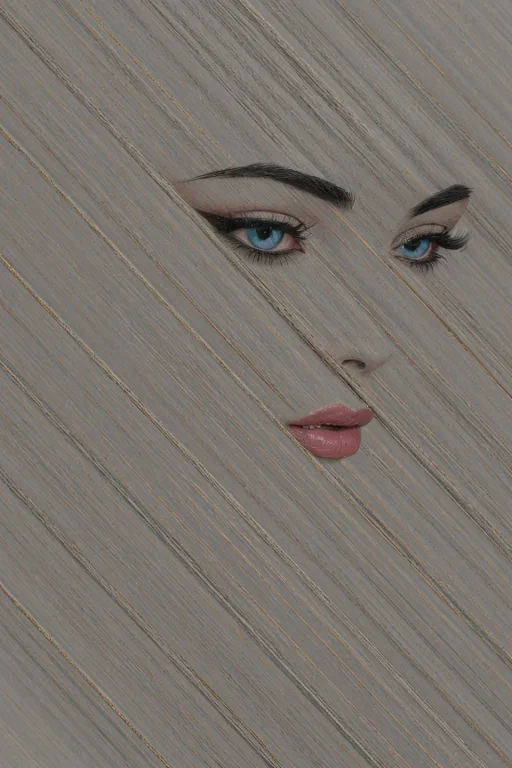 3d Photo Of A Woman, In Her 30s, Gorgeous Face, Full Lips, M...