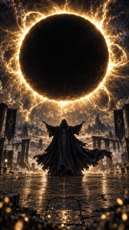 A Breathtaking, Monumental Dark Fantasy Digital Illustration...