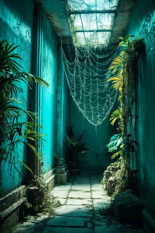 A Forgotten Crypt, Where Cobwebs Hang Heavy And The Atmosphe...