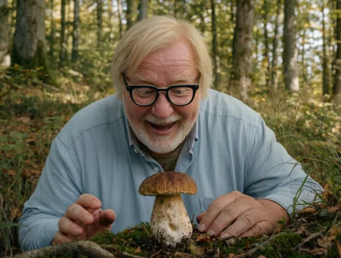 A Highly Photorealistic Cinematic Photograph Of A 60-year-ol... — Stable Diffusion AI Prompt: A highly photorealistic cinematic photograph of a 60-year-old German man discove...