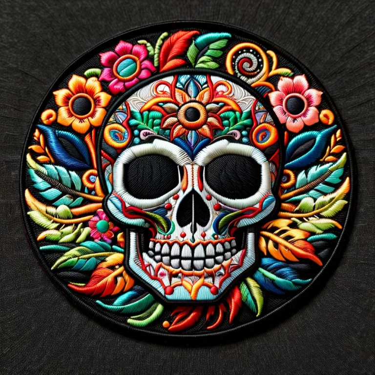 Ral-embroideredpatch, A Striking Embroidered Fabric Patch Fe...