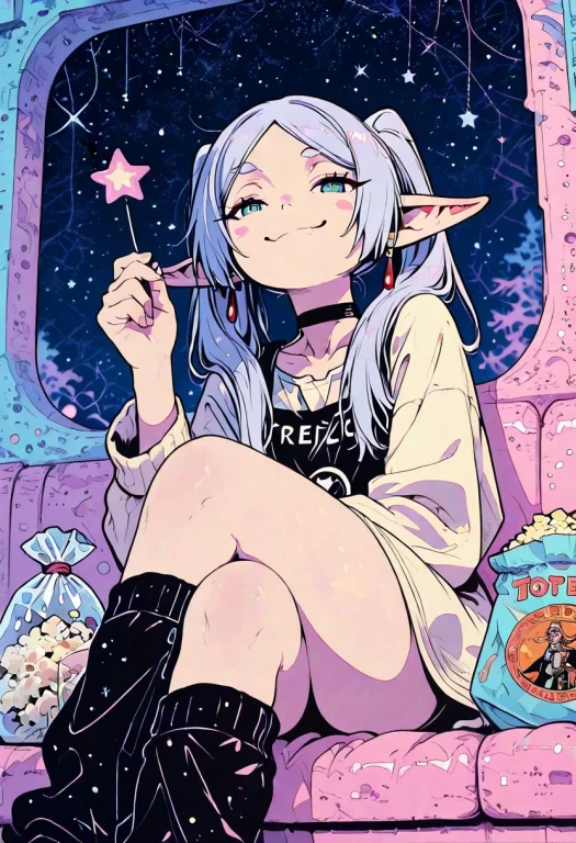 Kawaii, Pastel Colors, High Saturation, Saturated Shadows, S...