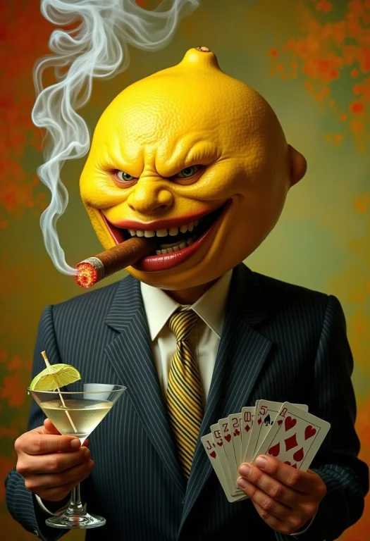 Surreal Portrait Of A Man, But His Head Is A Large, Textured...