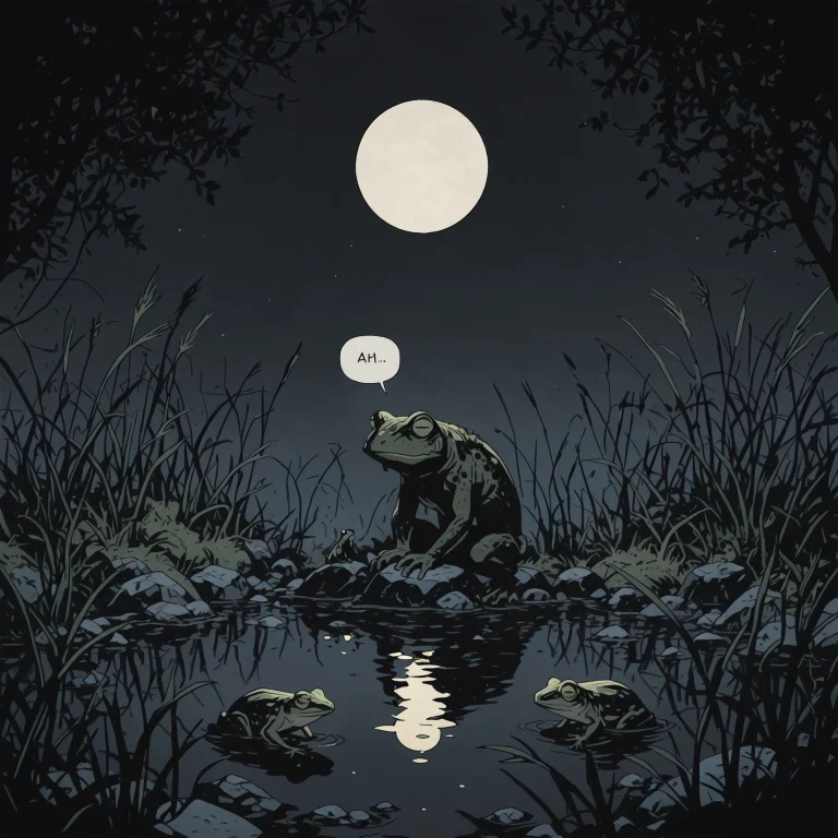 Alomik, Eerie Moonlit Bog, Dark Stagnant Water, Tangled Reed...