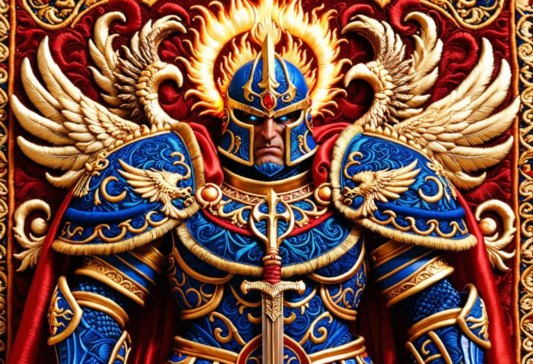 Ral-embroideredpatch A Portrait Of Roboute Guilliman, Primar...