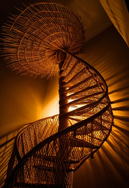 Lorastraw Thread0.85, Woven Straw1.3, A Spiral Staircase Mad...