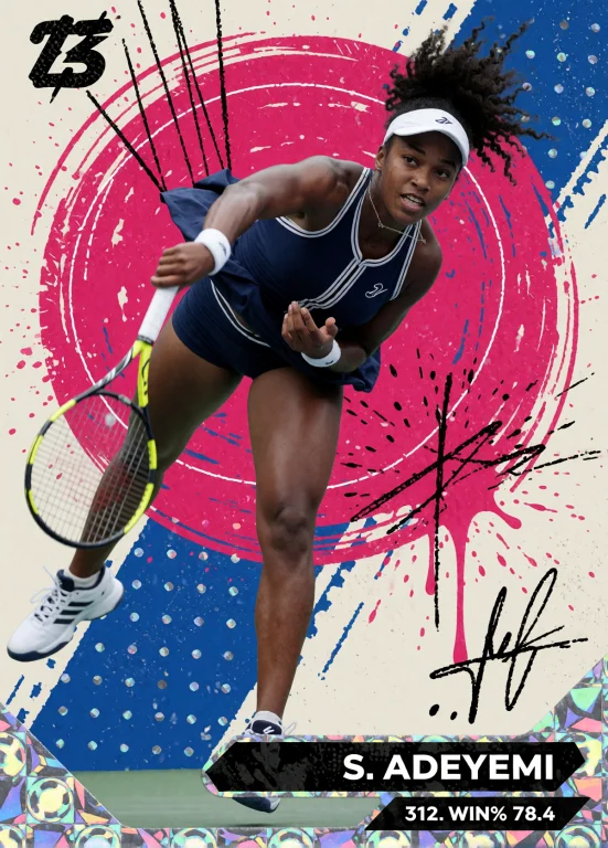 Pstecrime, Adult Female Tennis Player In A White Visor And N...