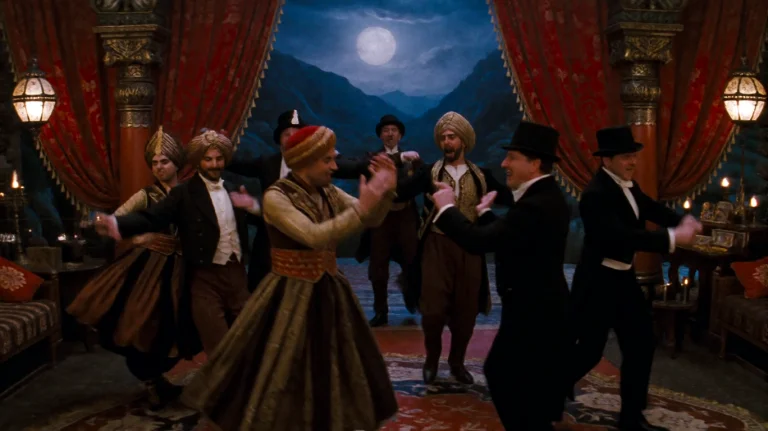 Mlnrg2001, A Group Of Figures In Ornate, Theatrical Costumes...
