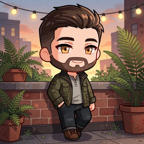 Highres, Absurdres, Chibi, A Chibi Man With A Neatly Trimmed... — Stable Diffusion AI Prompt: highres, absurdres, chibi, A chibi man with a neatly trimmed brown beard, short...