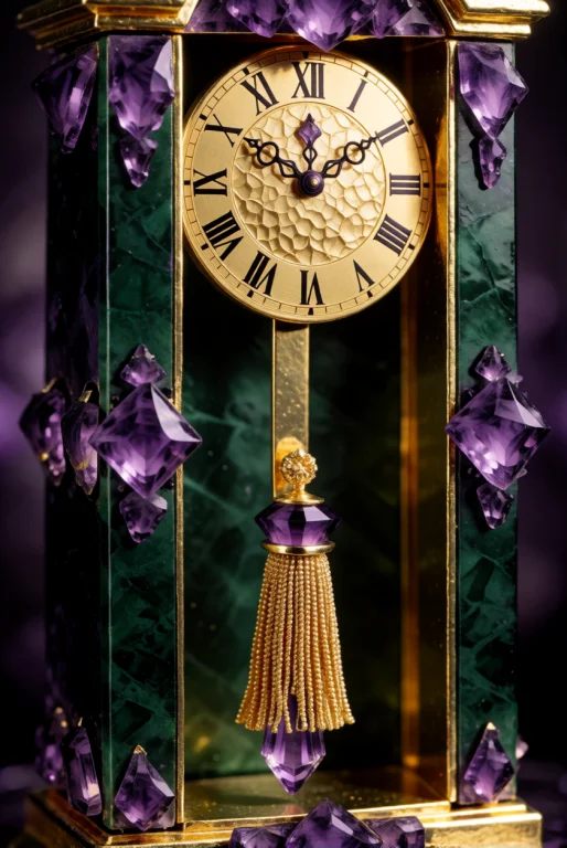 Goldamethystworld, A Grandfather Clock With A Tall Case Of F...