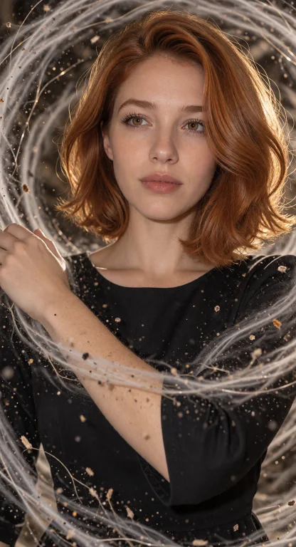 Namix,oftly Wavy, Tousled Bob With An Off-center Part And Re...