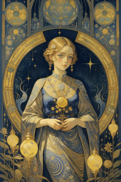 1girl, Loravangoghv21.5 Vincent Van Gogh Style, Golden Ratio...