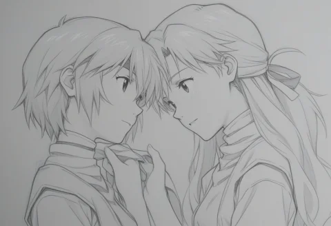 Evangelion, Marie, Asuka, Rei — Stable Diffusion AI Prompt: evangelion, Marie, Asuka, Rei