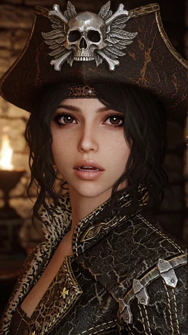 Video Game Screenshot Of The Character Ayita, A Woman With D... — Stable Diffusion AI Prompt: video game screenshot of the character Ayita, a woman with dark, straight hair f...