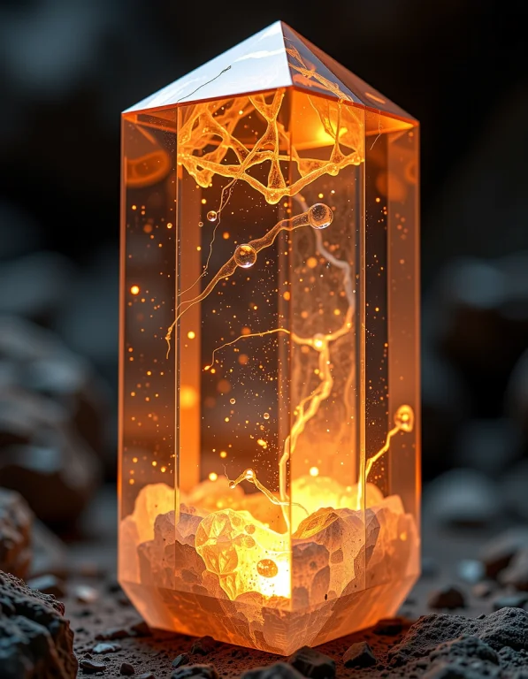 The Quartz Carries Echoes Of A Vast And Distant Heat, Trappe...