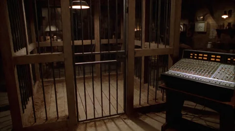 Crcdldndin2001, A Metal-barred Enclosure Stands Open In A Di... — Stable Diffusion AI Prompt: crcdldndin2001, A metal-barred enclosure stands open in a dimly lit, cluttered b...