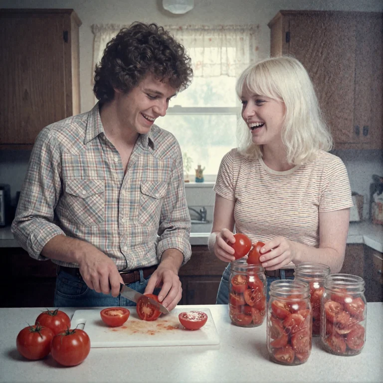Faded80s, A Young Man With Curly Brown Hair And A Young Woma...