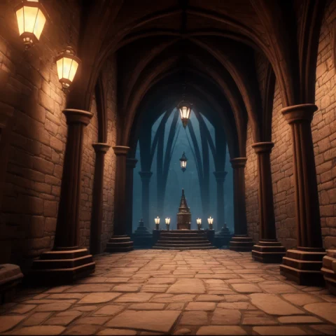 Inside A Dungeon, Stone Dark,wide View,h0glegacy,1800s,magic... — Stable Diffusion AI Prompt: (inside a dungeon, stone) dark,(wide view),(H0GLEGACY),(1800s),(magical:1.3),(sy...