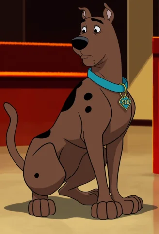 Scooby Dooby Black Dog Prompt — Stable Diffusion AI Prompt: masterpiece, best quality, amazing quality, 1boy, solo, sc00by, dog, black eyes,...