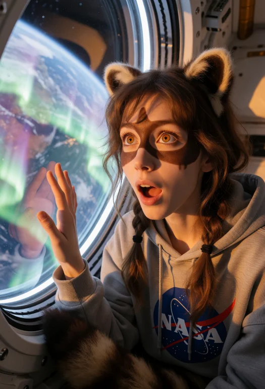 Professional Photo Of A Cozy Spaceship Bedroom. Close-up Of...