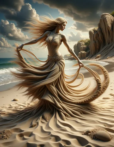 Ral-sand Loraral-sand-flux1, Art By John Constable And Boris... — Stable Diffusion AI Prompt: ral-sand , art by John Constable and Boris Vallejo, romanticism art, Dollpunk, m...