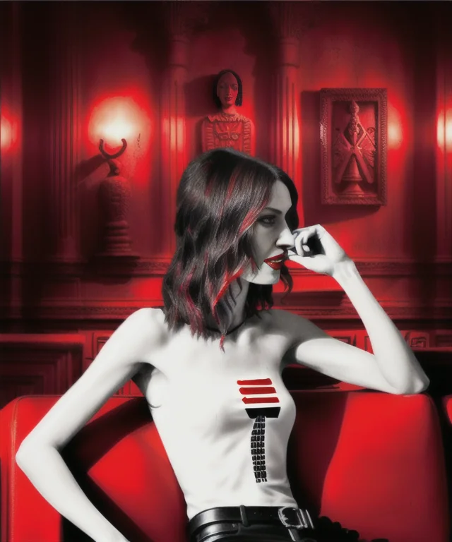 A A Skinny Attractive White Jewish Junemodel Woman Is A Fema...