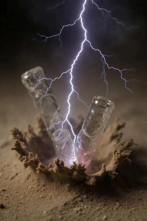 7. Lightning Strike Captured In Slow Motion Hitting Desert S...
