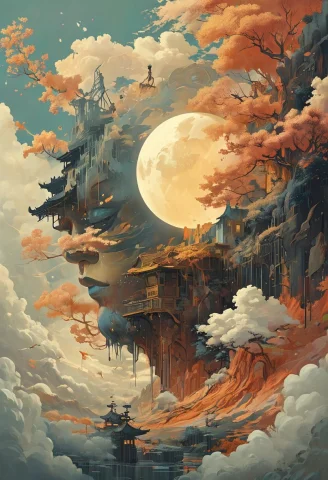 2 Full Of Colorpalette Rippled Layers, Clouds, Vines, Swirls... — SDXL AI Prompt: 2 full of colorpalette rippled layers, clouds, vines, swirls, curves, ultra fine...
