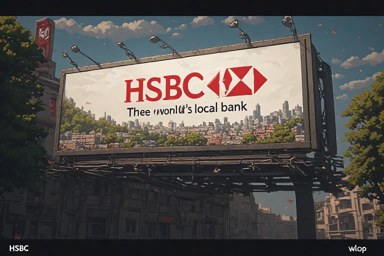 Masters Media, De-slogans0.0 A Billboard For Hsbc The Worlds...