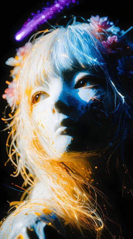 Zidiusart, A Vintage Abstract Artwork Of Ethereal Chaotic Br...