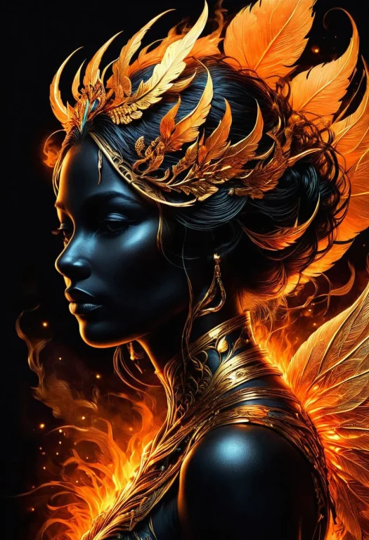 Silhouette Art, Breathtaking Detailed, Masterpiece, Lovely,...