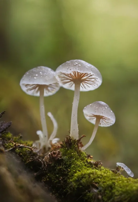 Delve Into The Enchanting Microcosm Of Plants And Fungi As Y...
