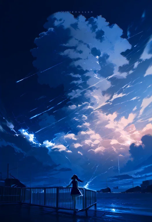 Storm Brewing, Storm Clouds, Thousands Of Ships In A Glitter...