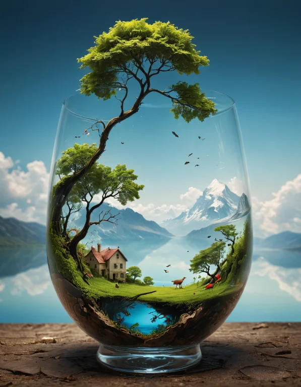 Nature In A Glass, Surreal