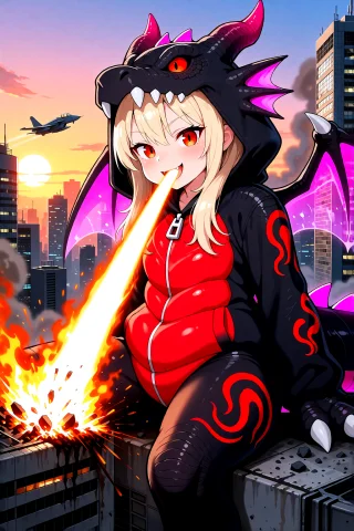 Vivid Dragon-Hued Kaiju Anime — Stable Diffusion AI Prompt: anime coloring, ultra vivid colors, highly saturated, colorful, bright and bold...
