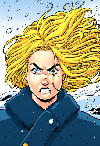 Solo, 1 Girl, Ktchoo, Blonde Hair, Windswept Hair, Blue Eyes... — Stable Diffusion AI Prompt: solo, 1 girl, k@tchoo, blonde hair, windswept hair, blue eyes, looking at viewer...