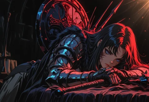 1girl, Solo, Knight, Knight Female, Armor, Cape, Random Fema... — Stable Diffusion AI Prompt: 1girl, solo, knight, knight female, armor, cape, random female, weapon, mace, he...