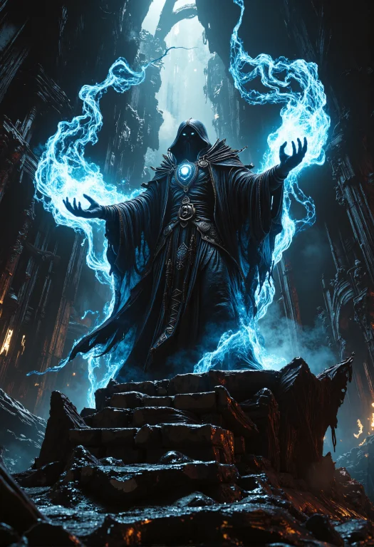 Cinematic Film Still Create A Powerful Fantasy Scene Featuri...