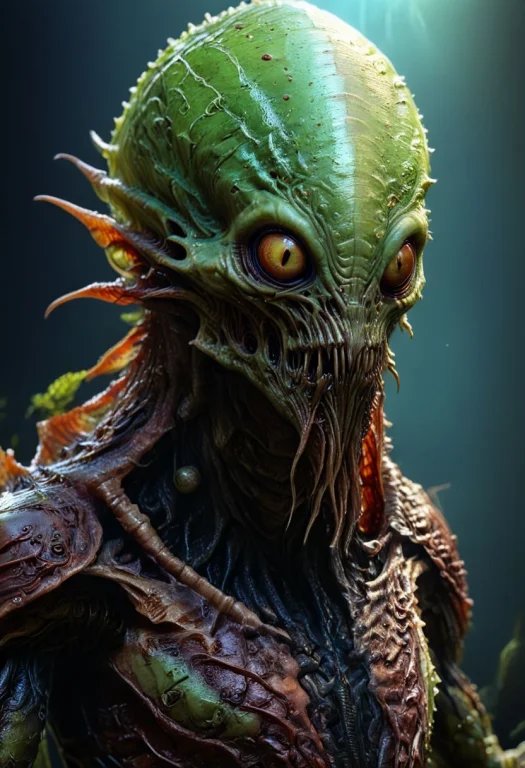 Artialien, Hyper Realistic And Highly Detailed, An Otherworl...